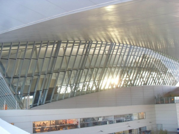 Bilbao airport in Spain