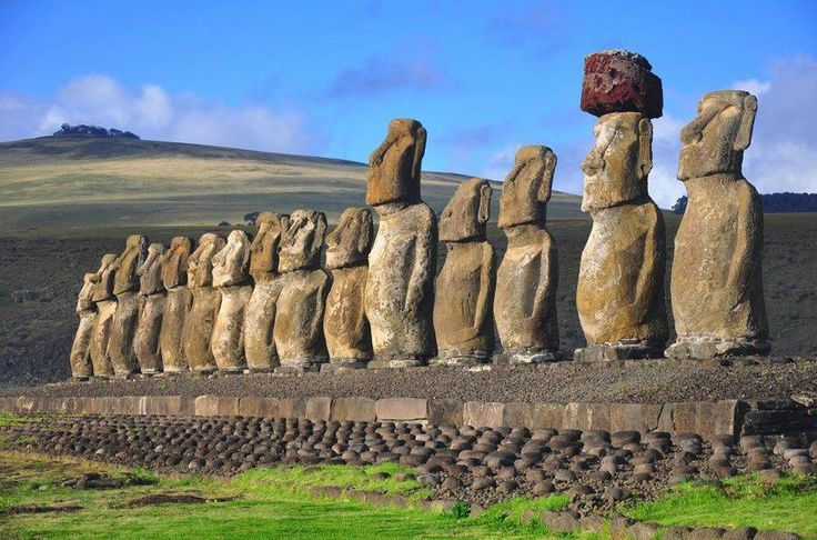 the Moai of Easter Island