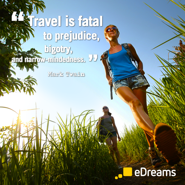 Mark Twain travel quote