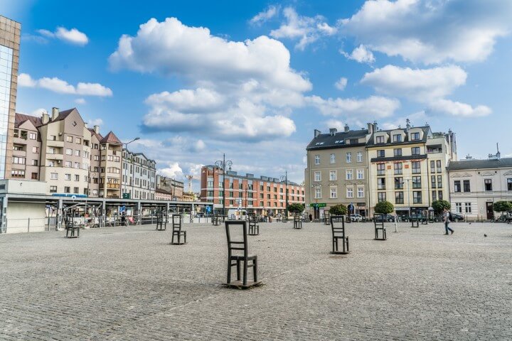 Ghetto Heroes Square at Krakow