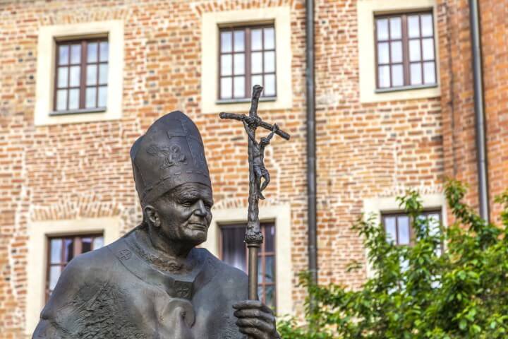 Statue of Karol Wojtyla - Krakow