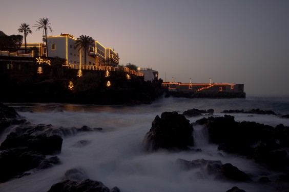 The coast of Tenerife at Christmas time
