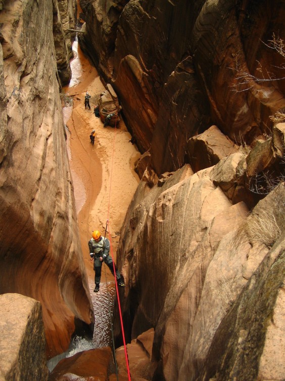 Cave zip-lining  in Utah