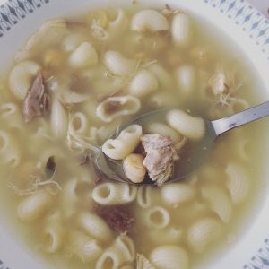 escudella meatball soup