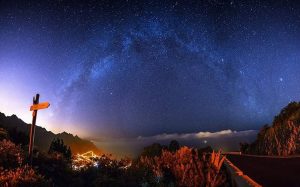 Star gazing in Tenerife