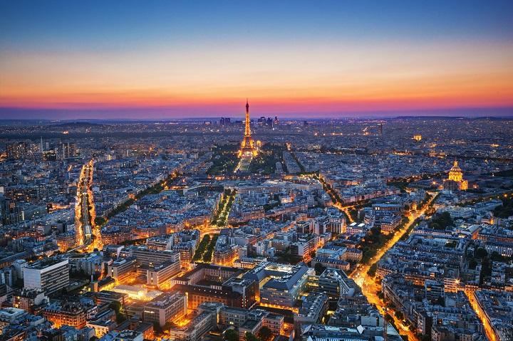 Paris at night