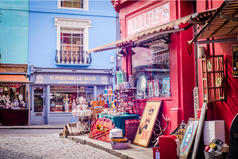 Antiques on Portobello Road