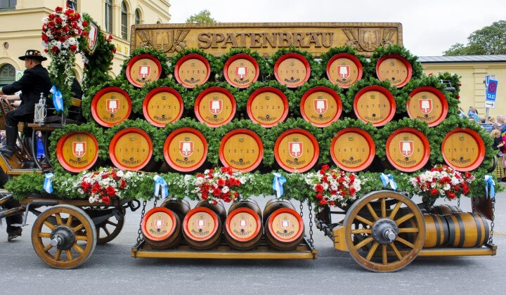 Spatenbrau Beer at Oktoberfest