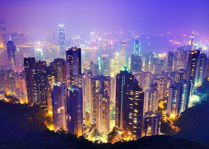 hong kong skyline