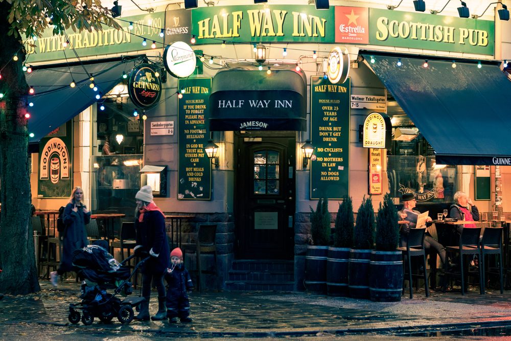 A pub in Stockholm's Södermalm district