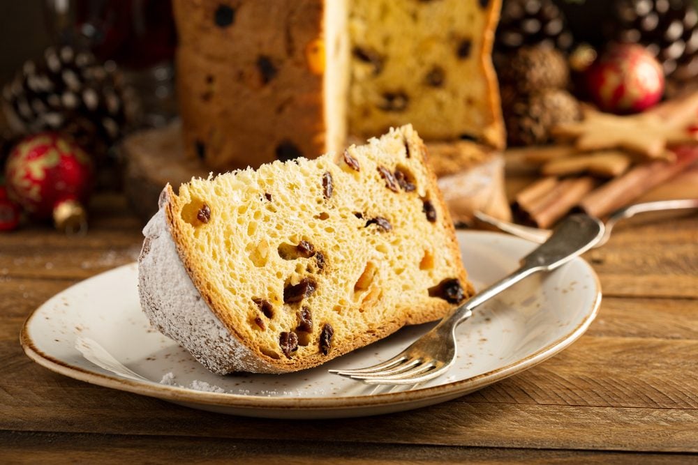 Traditional desert from Milan: Panettone