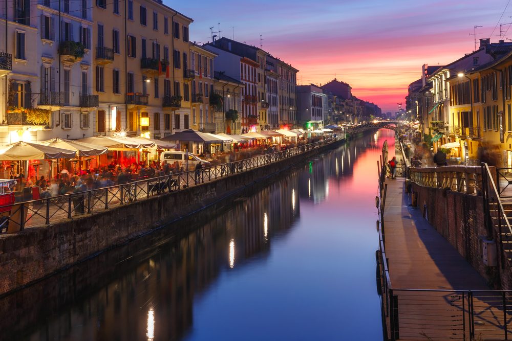 Navigli neighbourhood of Milan