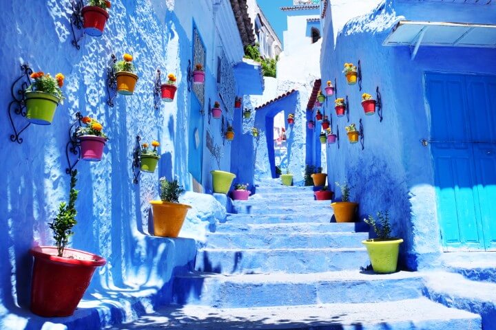 Chefchaouen in morocco