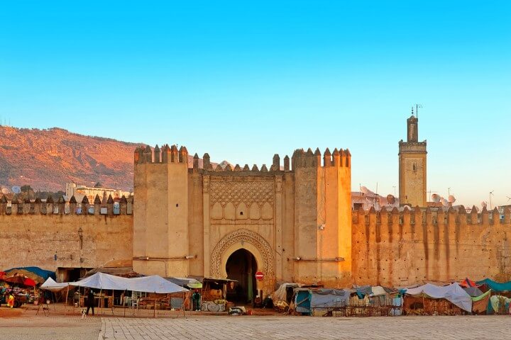 fez medina - Gate to ancient medina of Fez in morocco