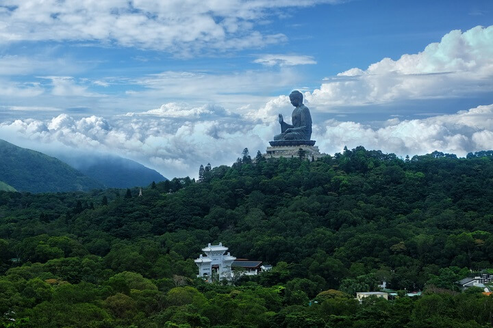 Tian Tan Buddha in hong kong