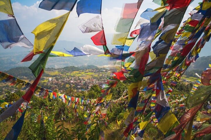 Kathmandu valley in nepal