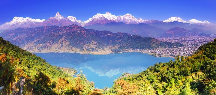 Pokhara in nepal
