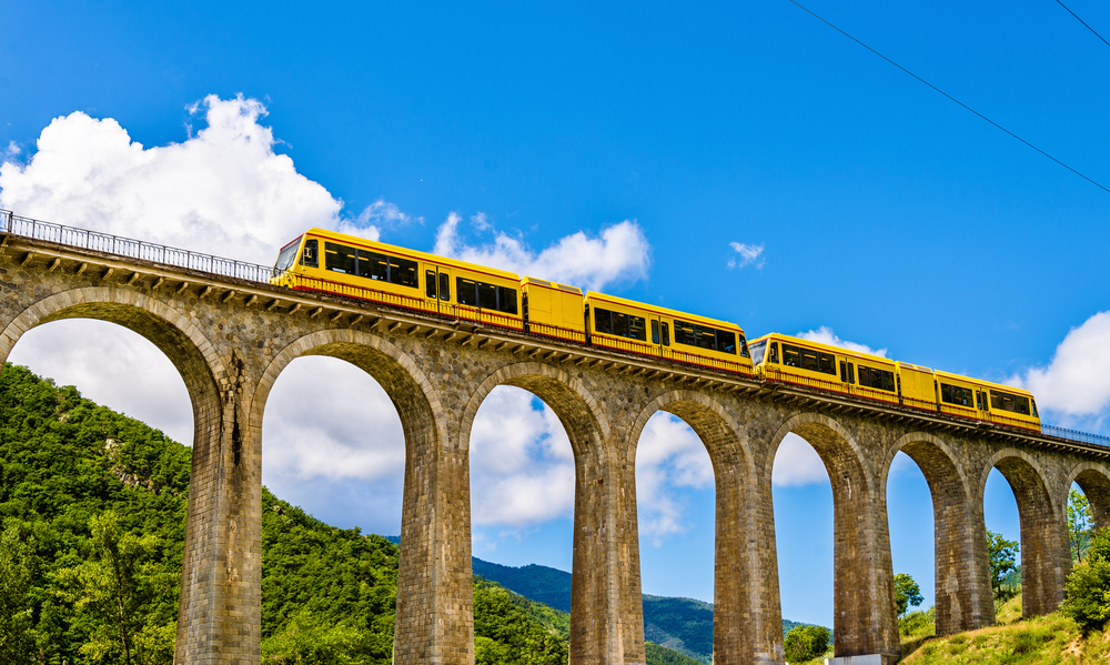 Train Jaune, France