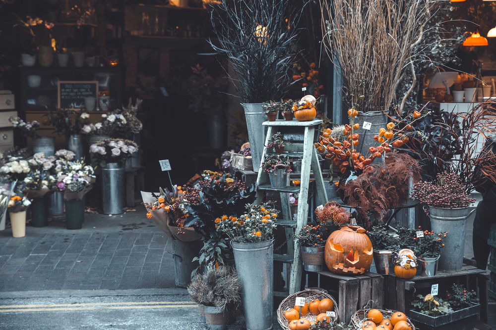 Pumpkins on sale in London