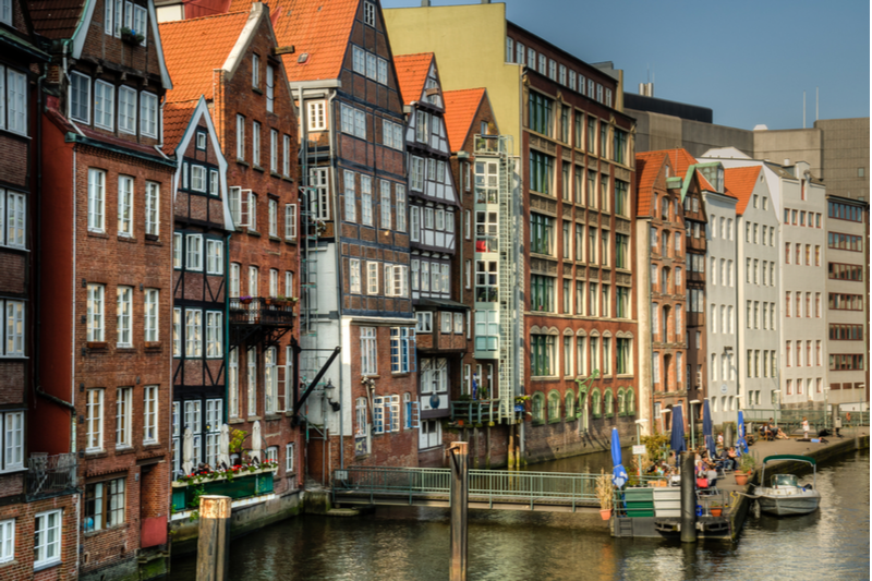 Deichstrasse in Hamburg, Germany