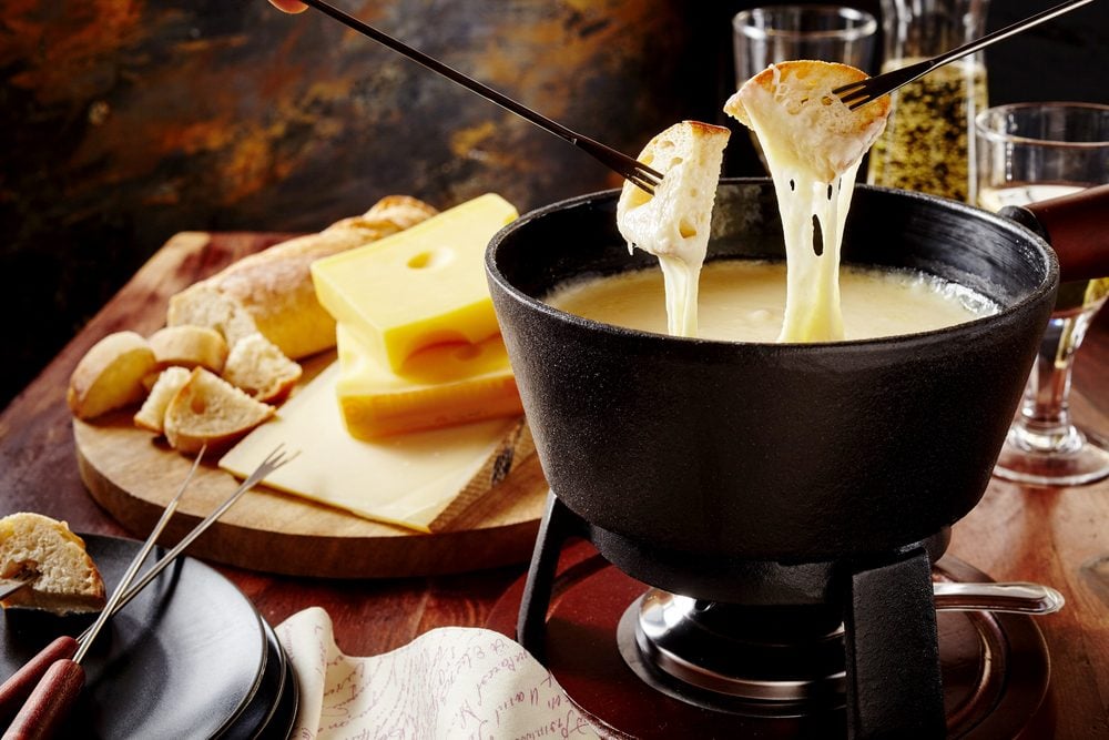 Cheese fondue - best things to eat in Geneva