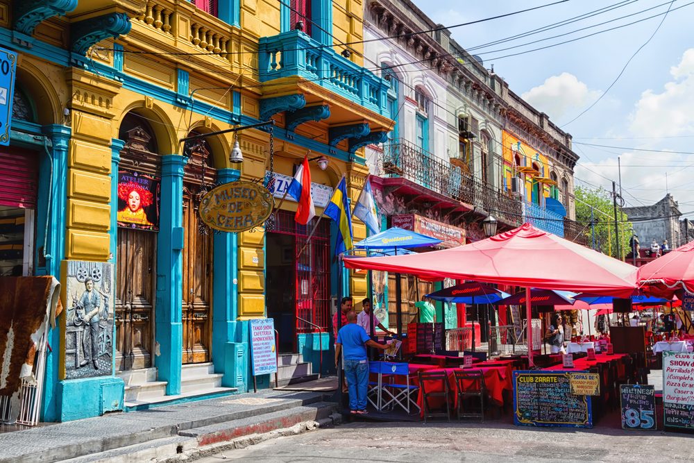 colourful houses in Buenos Aires